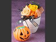 Preserved flower and Pumpkin